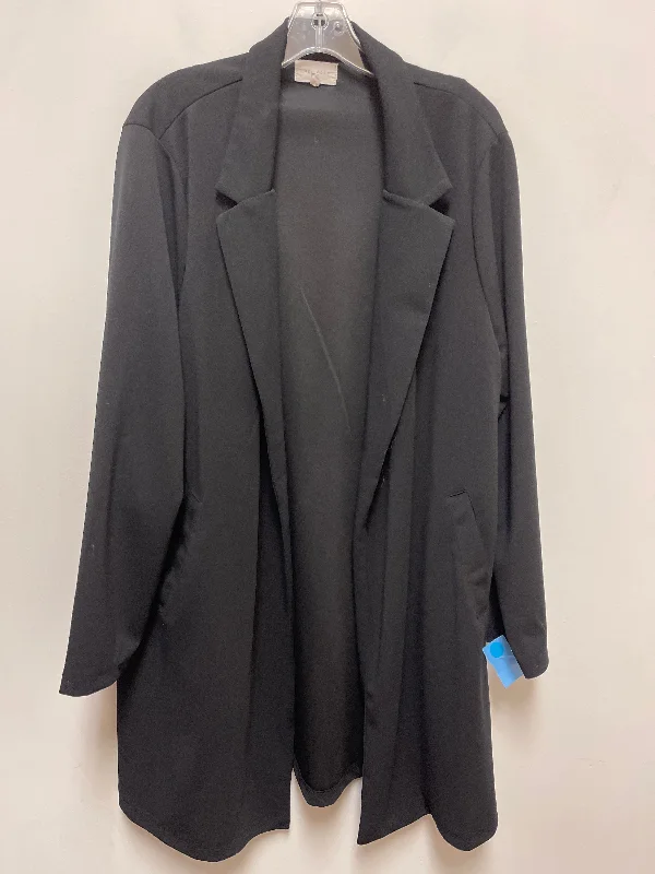Women's Sequin Blazers -Blazer By Melloday In Black, Size: 2x
