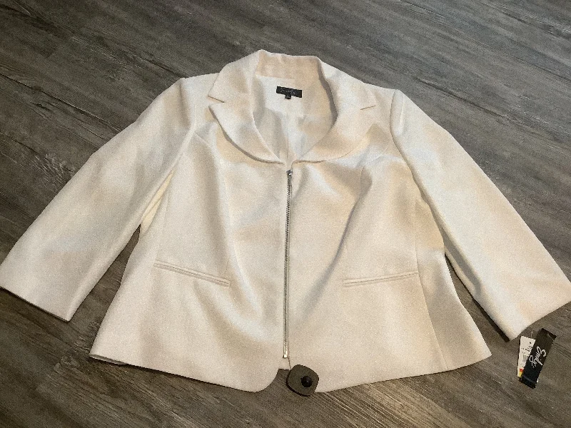 Women's Blazers with Drawstrings -White Blazer Clothes Mentor, Size 18