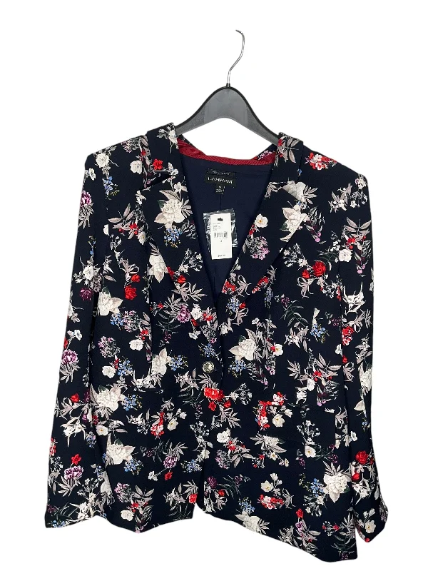Women's Office Tweed Blazers -Blazer By Lane Bryant In Floral Print, Size: 16