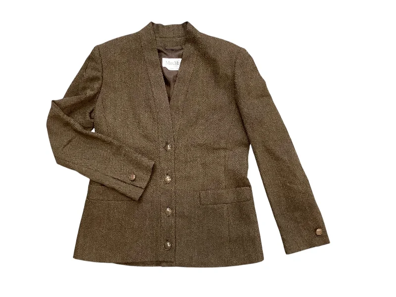Women's Check Print Blazers for Office -Blazer By Max Mara In Brown
