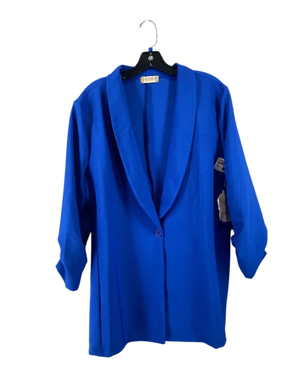 Women's Blazers for Interviews -Blazer By Altard State In Blue, Size: Xl
