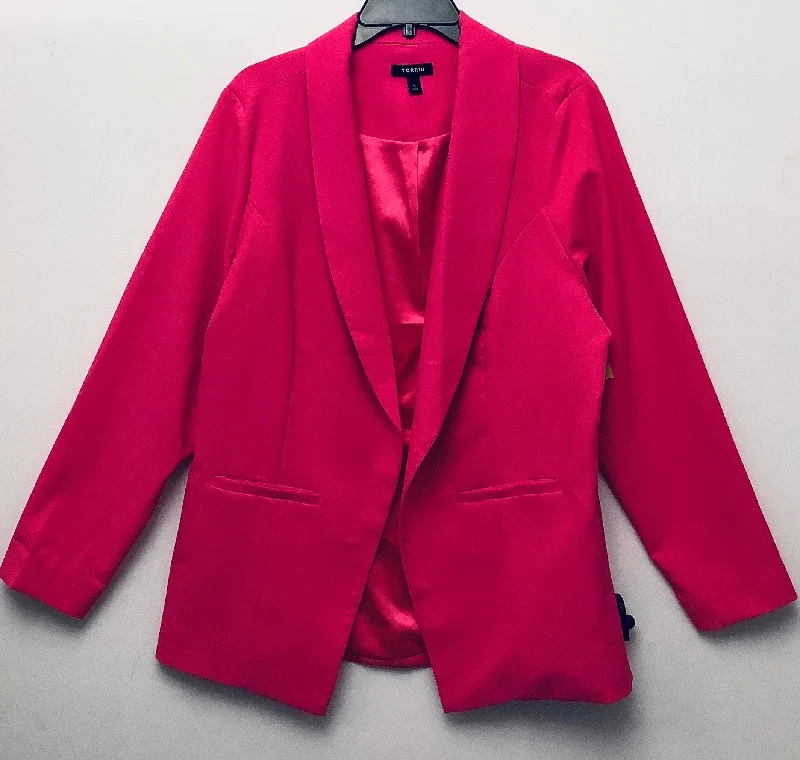 Women's Reversible Wool Blazers -Blazer By Torrid In Pink, Size: L