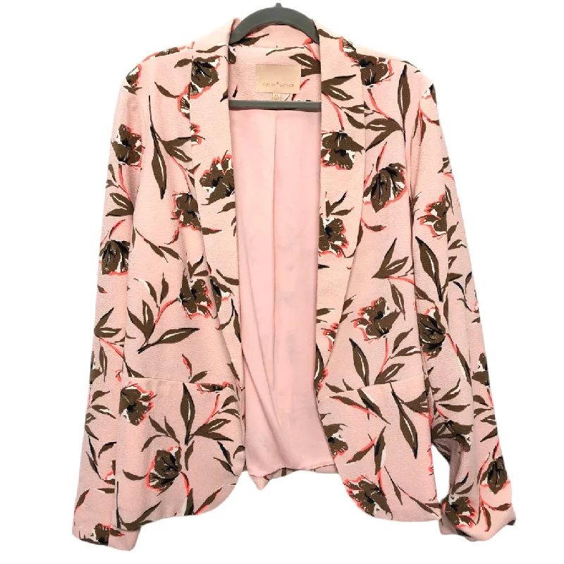 Women's Trendy Double-breasted Blazers -Blazer By Gibson And Latimer In Pink, Size: Xl