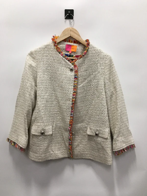 Women's Blazers for Dressy Occasions -Cream Blazer Vila Gallo, Size 8