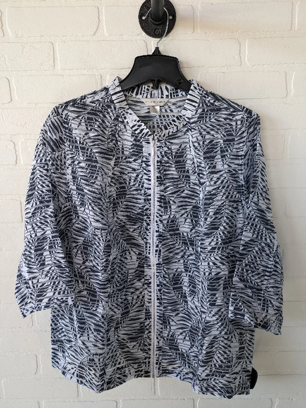 Women's Printed Blazers for Office -Blazer By Christopher And Banks  Size: Xl
