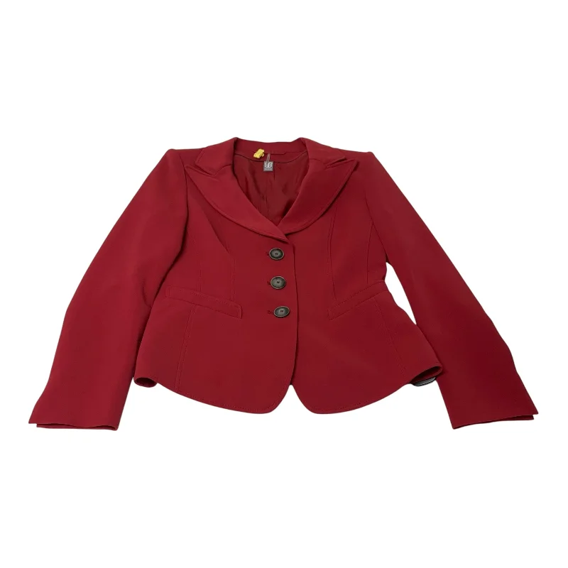Women's Layered Blazers -Blazer By Clothes Mentor In Red, Size: S