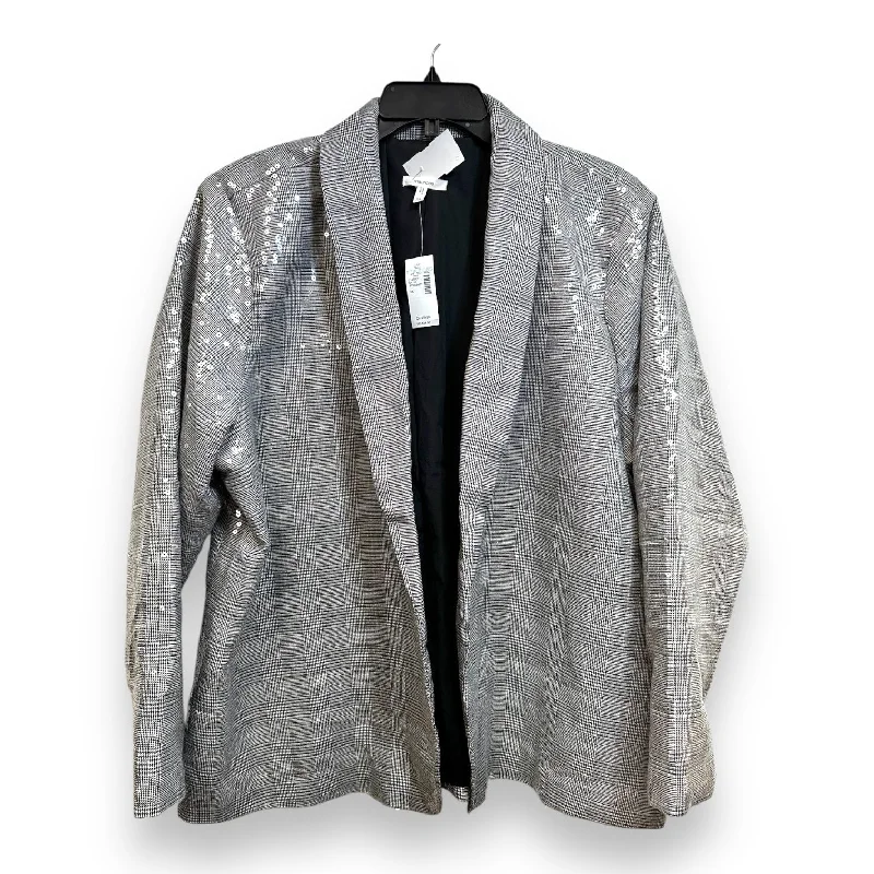 Women's Wool Tweed Blazers -Blazer By Maurices In Checkered Pattern, Size: 3x