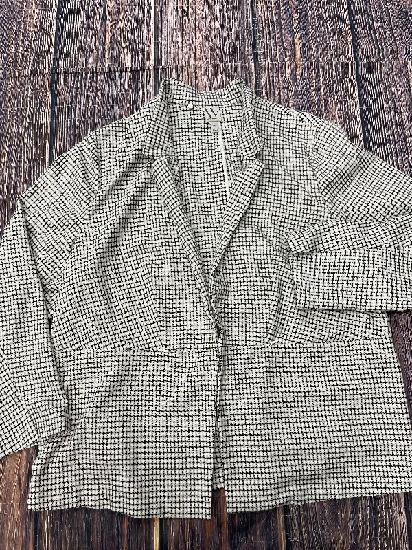 Women's Fleece Blazers -Blazer By Worthington In Tan, Size: 2x