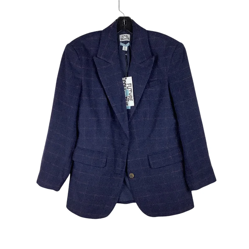 Women's Elegant Business Blazers -Blazer By Clothes Mentor In Navy, Size: S