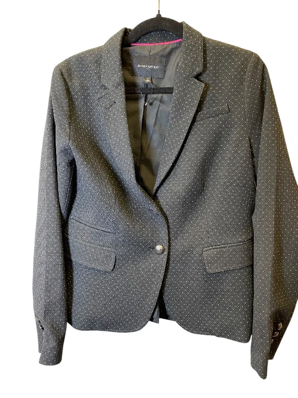 Women's Blazers for Clubbing -Blazer By Banana Republic In Black & White, Size: S