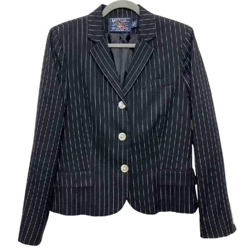 Women's Stylish Winter Blazers -Blazer By American Living In Black & White, Size:12