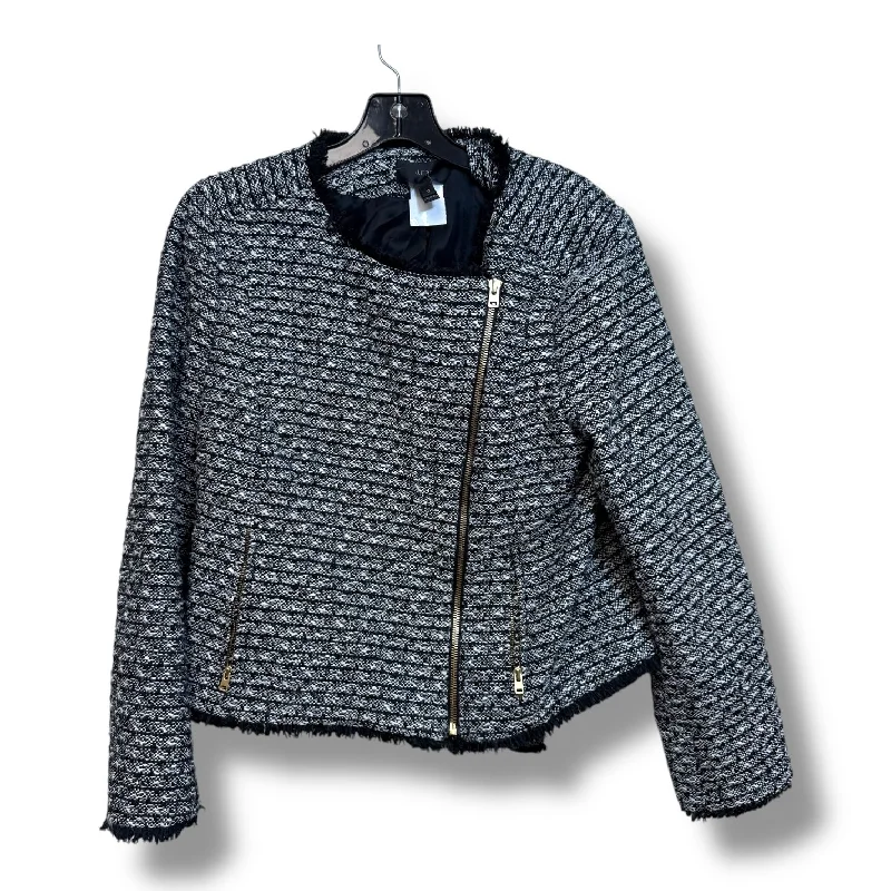 Women's Blazers with Cuffs -Blazer By J. Crew In Black, Size: 12