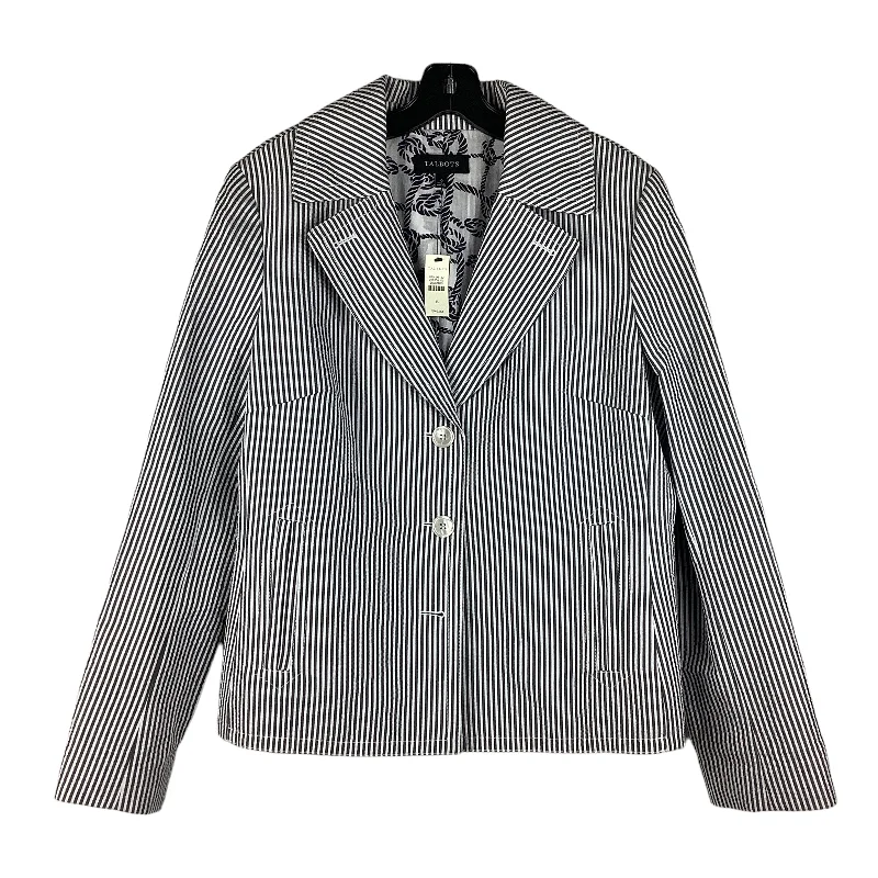 Women's Tweed Blazers -Striped Pattern Blazer Talbots, Size 16