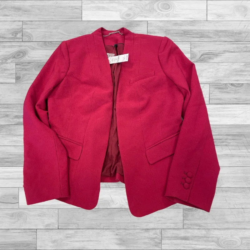 Women's Cropped Blazers -Blazer By White House Black Market In Red, Size: 12