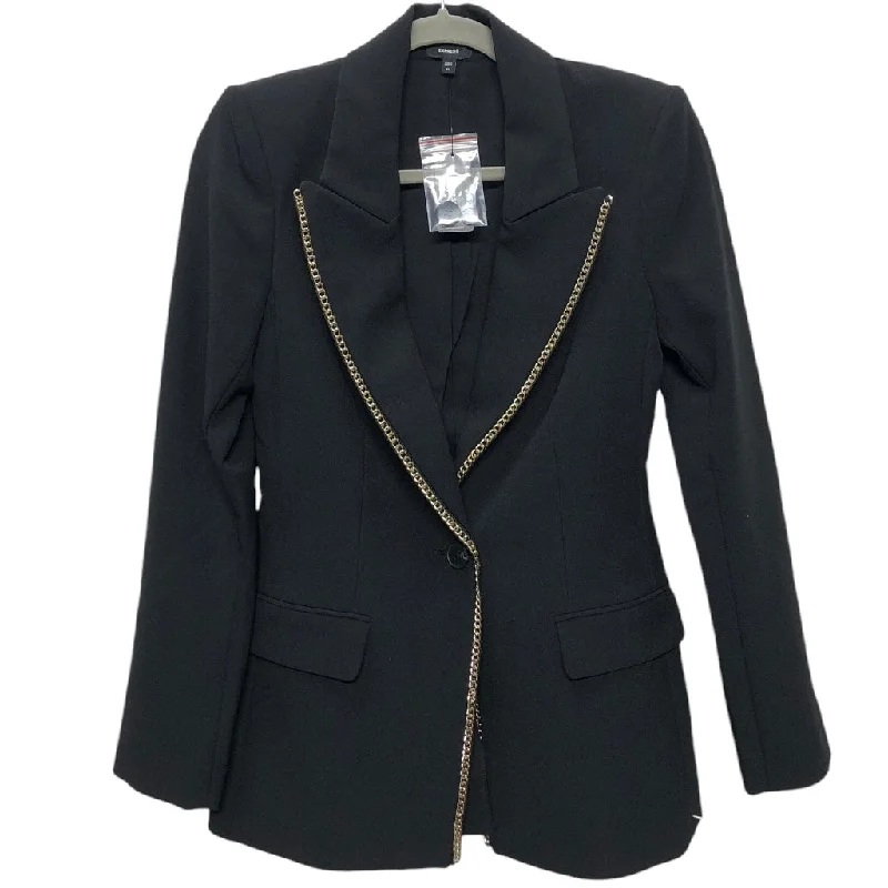 Women's Full-length Woolen Blazers -Blazer By Express In Black, Size: Xs