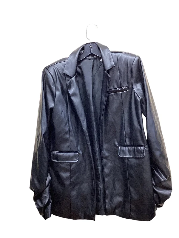 Women's Fall Woolen Blazers -Blazer By Pretty Little Thing In Black, Size: Xs