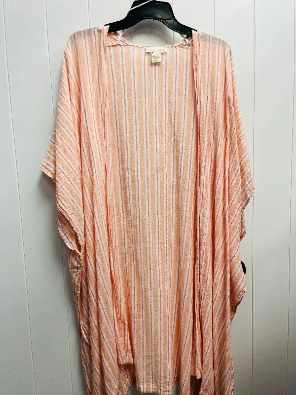 Kimono for Resort Wear-Kimono By Cynthia Rowley In Orange, Size: Osfm