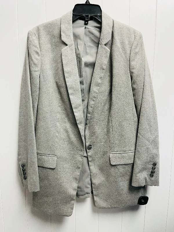 Women's Structured Blazers -Blazer By Express In Grey, Size: L