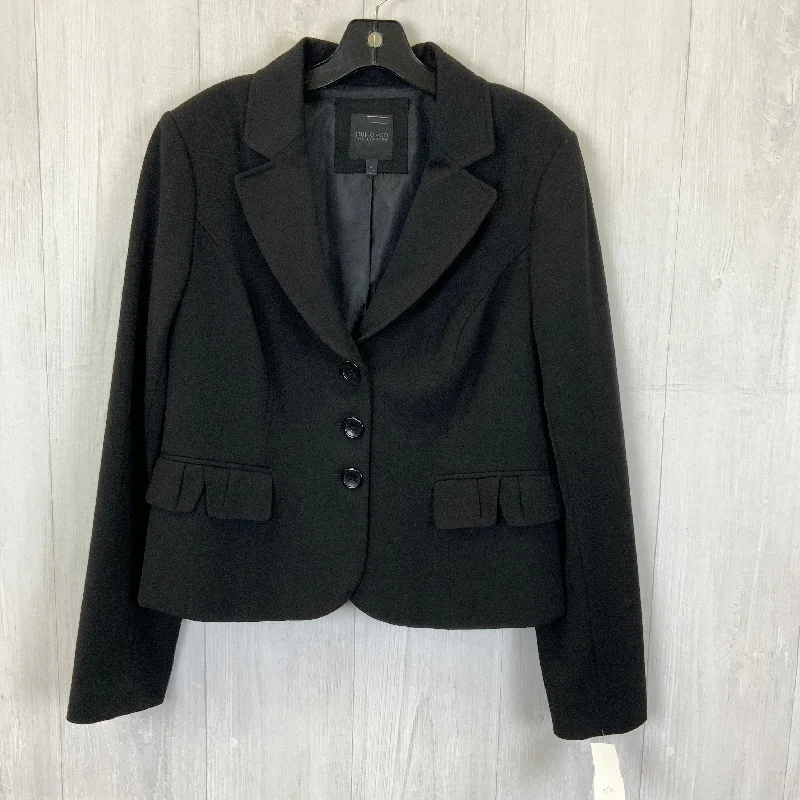 Women's Warm Blazers for Fall -Blazer By Clothes Mentor In Black, Size: 12