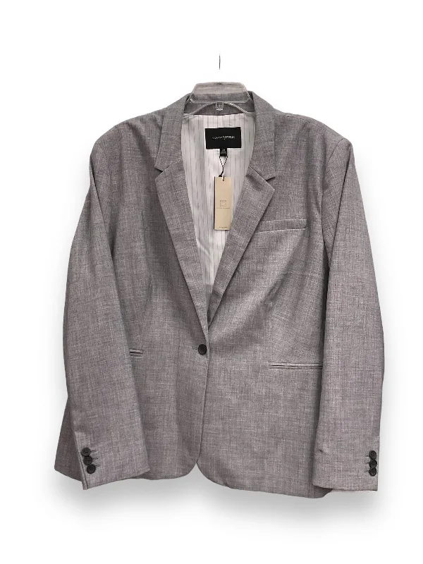 Women's Boho Blazers -Grey Blazer Banana Republic, Size 2x