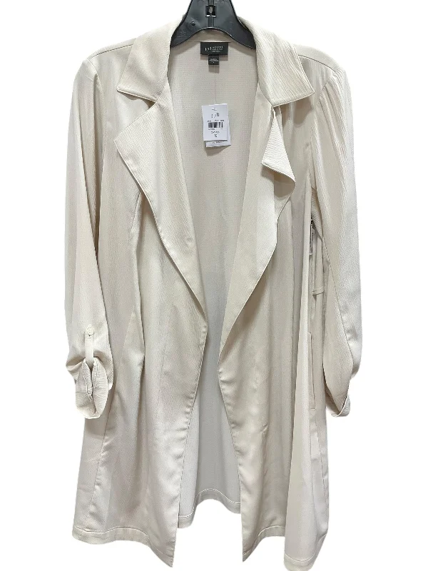 Women's Blazers with Smooth Fabric -Blazer By J. Jill In Beige, Size: S