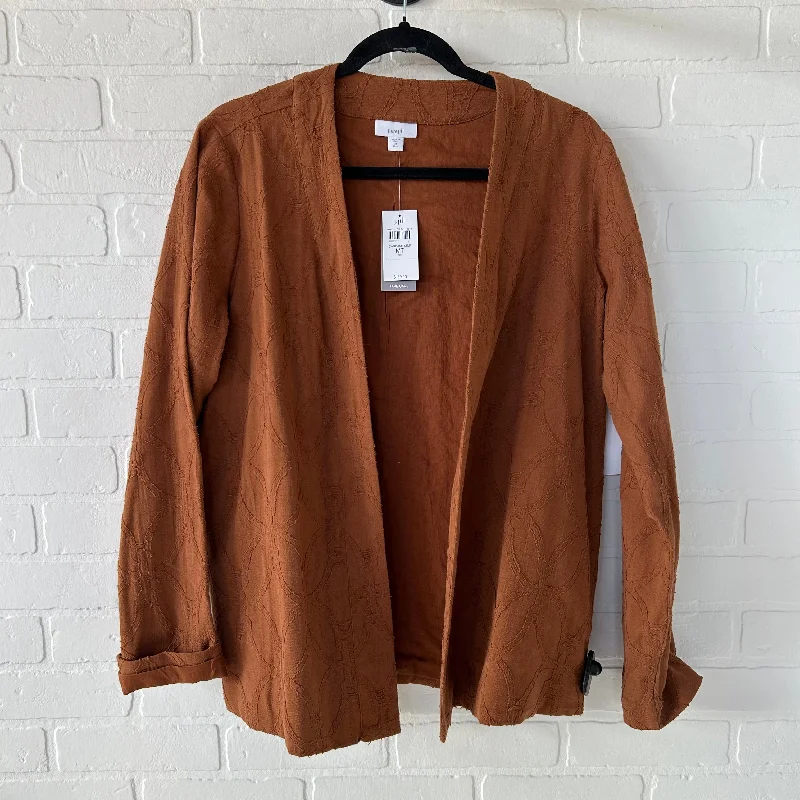 Women's Double-front Blazers -Blazer By J. Jill In Brown, Size: M