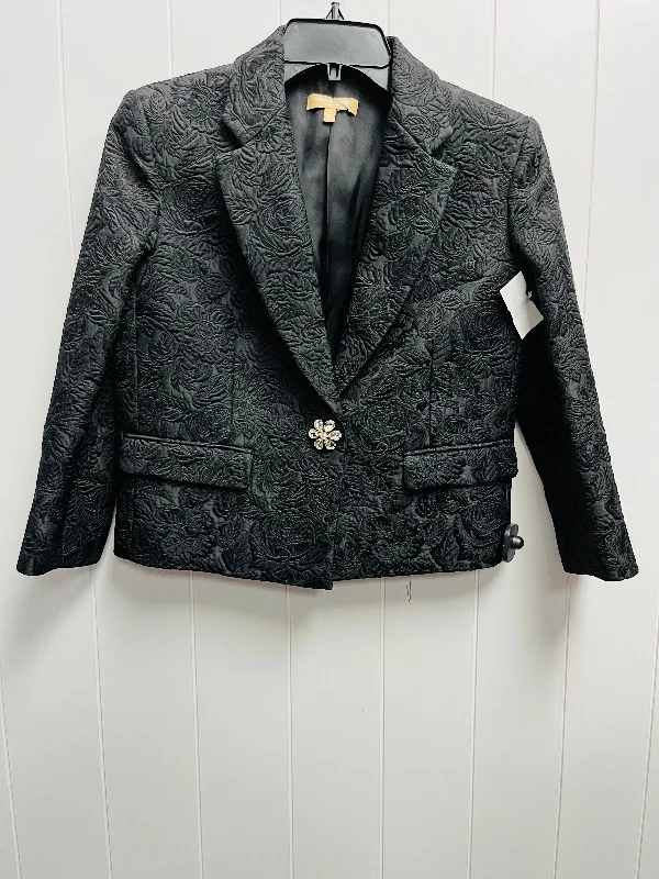Women's Eco-friendly Blazers -Blazer Designer By Michael Kors Collection In Black, Size: 2 Women's Eco-friendly Blazers -Blazer Designer By Michael Kors Collection In Black, Size: 2