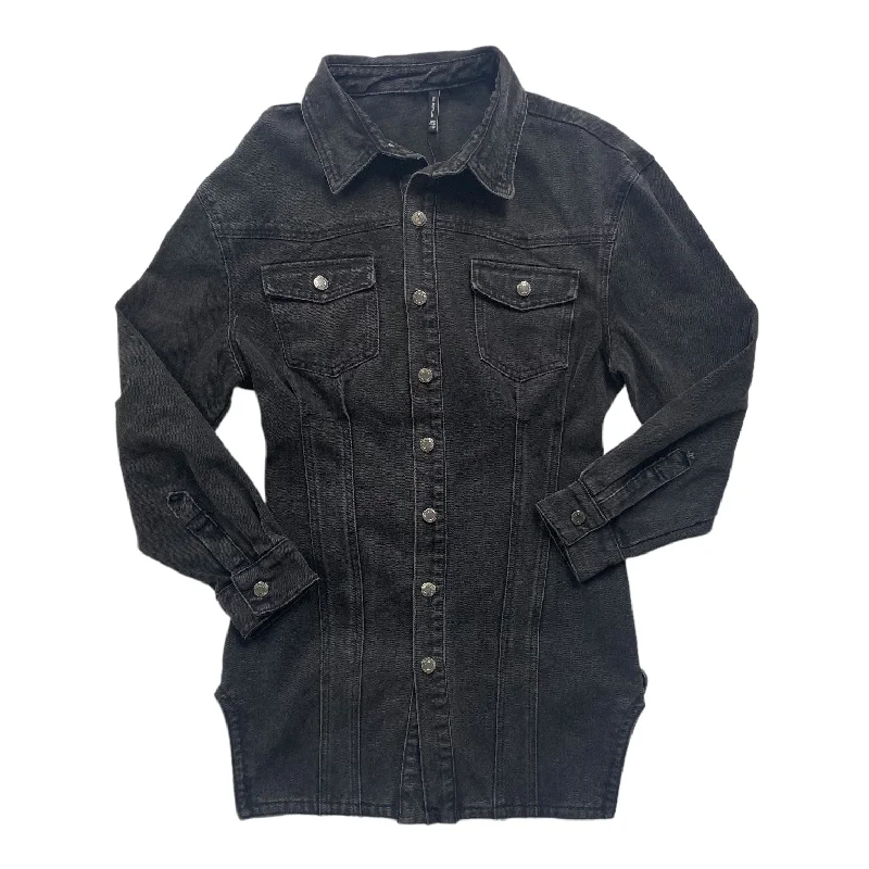 Women's Oversized Suit Blazers -Black Blazer Pretty Little Thing, Size 8