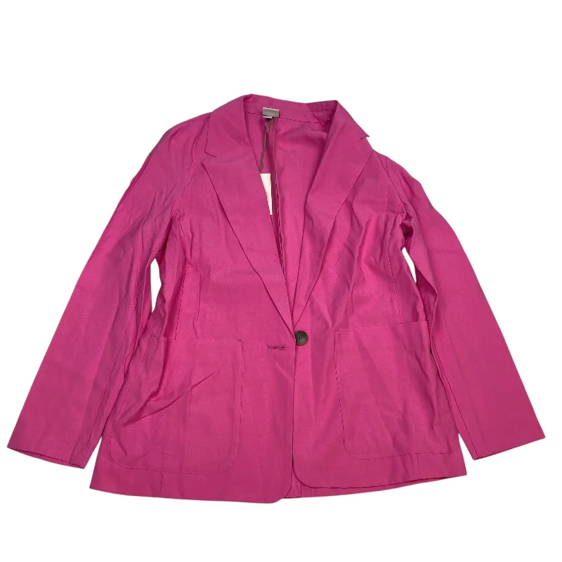 Women's Elegant Satin Blazers -Blazer By A New Day In Pink, Size: M