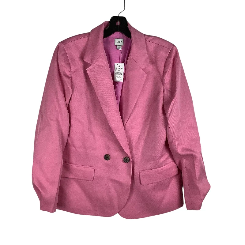 Women's Stylish Woolen Blazers for Winter -Blazer By J. Crew In Pink, Size: 6