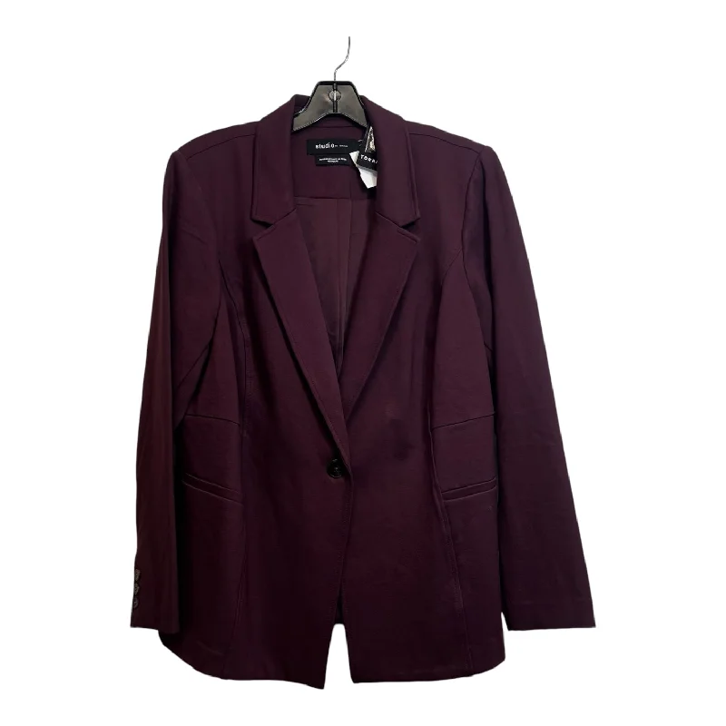 Women's Tartan Check Blazers -Blazer By Torrid In Mauve, Size: 3x