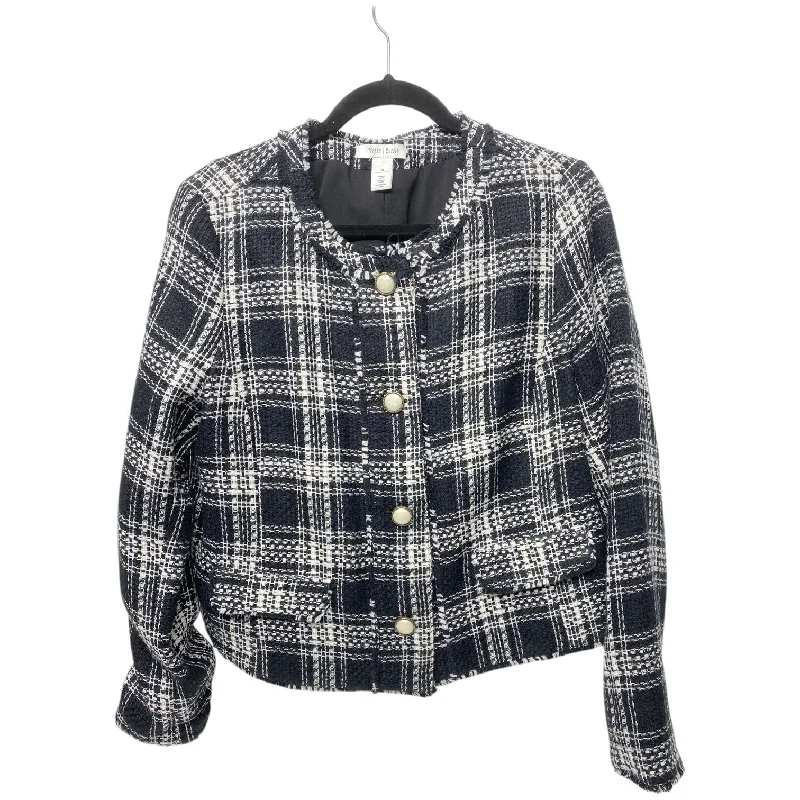 Women's Woolen Winter Blazers for Office -Blazer By White House Black Market In Black & White, Size: 10