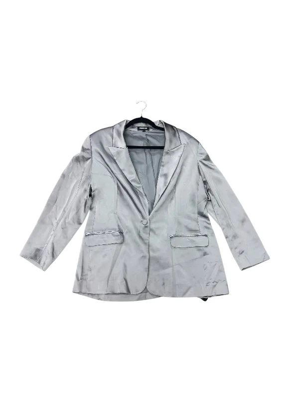 Women's Wool Blazers -Blazer By Express In Grey, Size: Xl