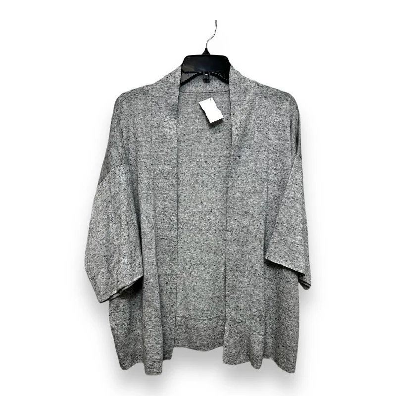 Women's Work Blazers -Blazer By Loft In Grey, Size: L