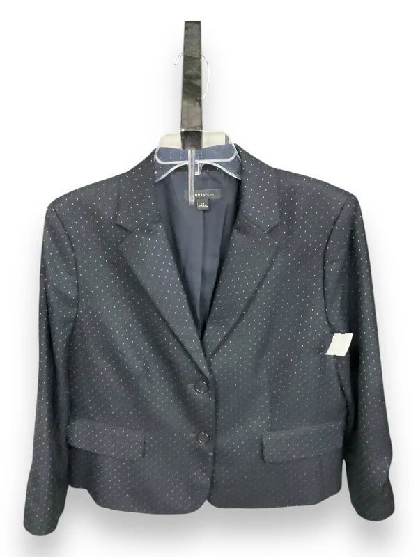 Women's Soft Wool Blend Blazers -Blazer By Ann Taylor In Polkadot Pattern, Size: Xl Women's Soft Wool Blend Blazers -Blazer By Ann Taylor In Polkadot Pattern, Size: Xl