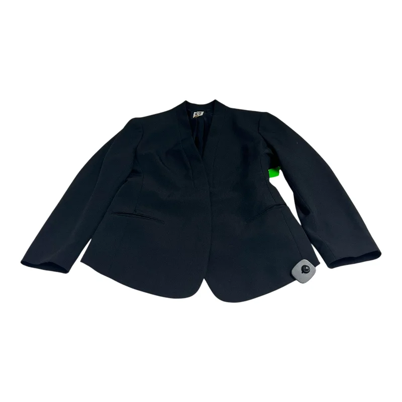 Women's Full Sleeve Blazers -Blazer By Anne Klein In Black, Size: L