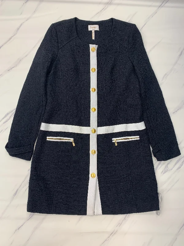 Women's Wool Blazers for Fall -Blazer Designer By Laundry In Black, Size: 8