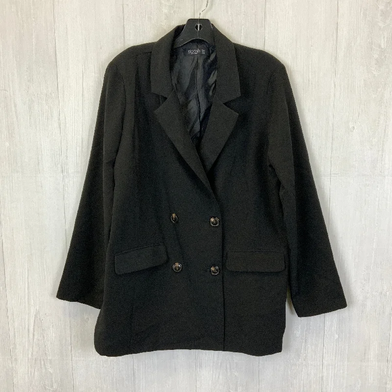 Women's Pink Blazers -Blazer By Clothes Mentor In Black, Size: L