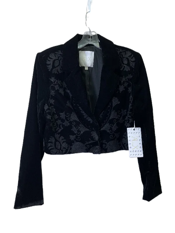 Women's Buttonless Blazers -Blazer By Le’ AL.X In Black, Size: M