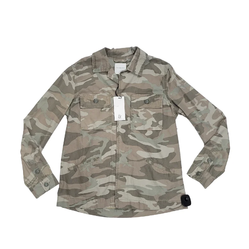 Women's Trench Blazers -Camouflage Print Blazer Thread And Supply, Size S