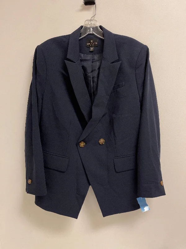 Women's Blazers for Night Out -Blazer By Worthington In Navy, Size: Xlp