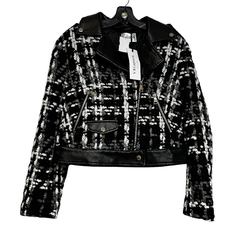 Women's Blazers for Trendy Office Wear -Blazer By Vigoss In Tweed, Size: M