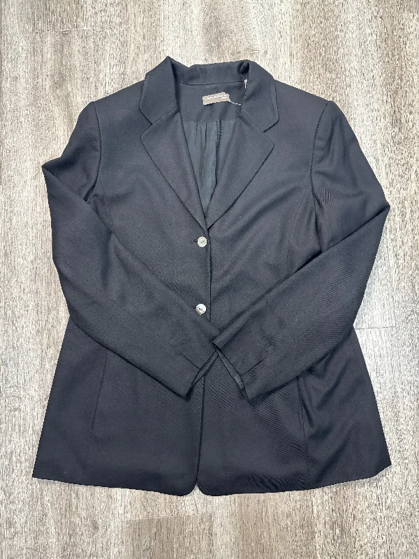 Women's Blazers with Color Blocking -Blazer By Valerie Stevens In Black, Size: Xl