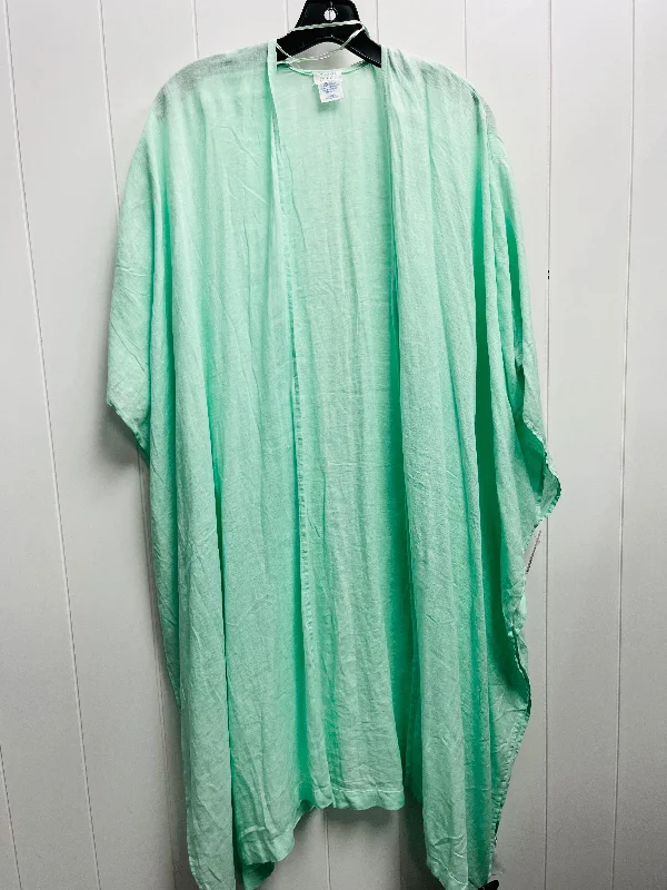 Kimono with Bold Print-Kimono By Sigrid Olsen In Green, Size: Osfm