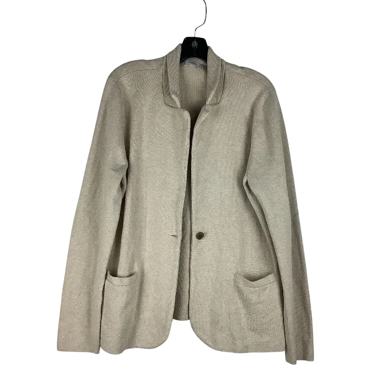 Women's Blazers with Check Tweed Print -Blazer By J. Crew In Cream, Size: S