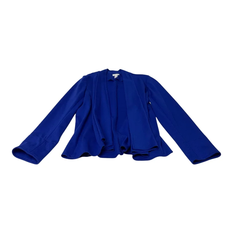 Women's Double Lapel Blazers -Blazer By Chicos In Blue, Size: M