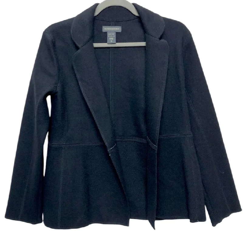 Women's Fashion Wool Blazers -Blazer By Banana Republic In Black, Size: Xs
