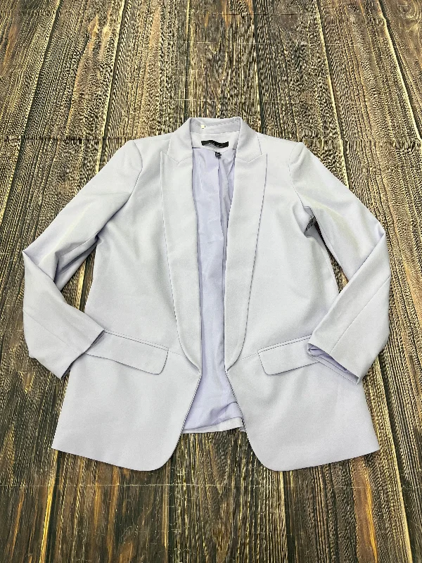 Women's Casual Checkered Woolen Blazers -Blazer By White House Black Market In Purple, Size: 14 Women's Casual Checkered Woolen Blazers -Blazer By White House Black Market In Purple, Size: 14