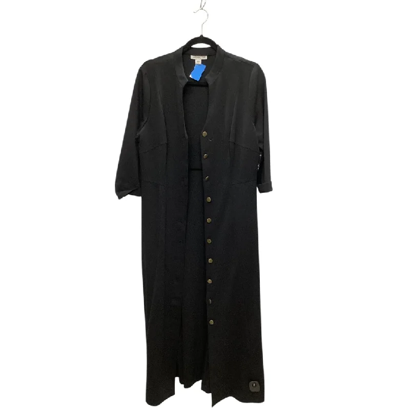Women's Blazers with Gold Accents -Blazer By Coldwater Creek In Black, Size: L
