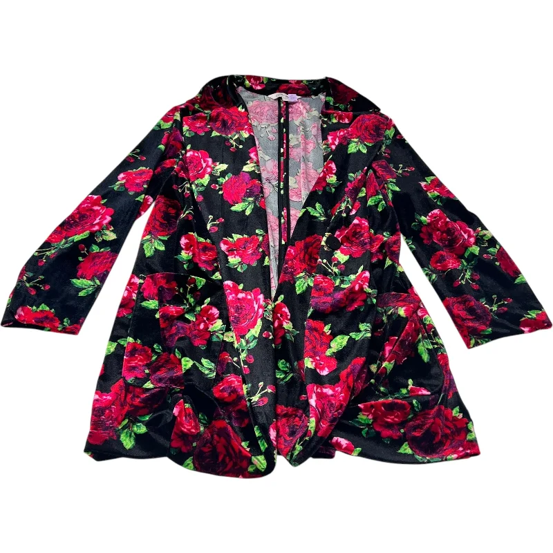 Women's Polished Blazers -Blazer By The Pioneer Woman In Floral Print, Size: L